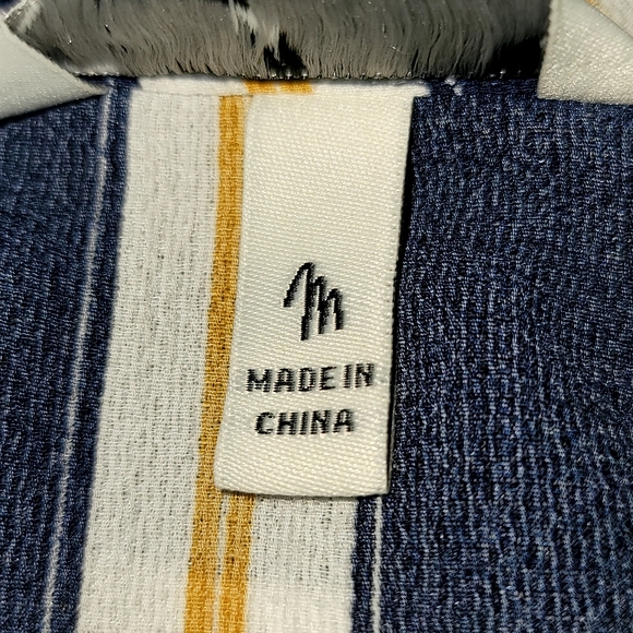 Women's Dressy Pants and Top Multicolored various sizes elastic sleeves wide leg - Picture 11 of 11